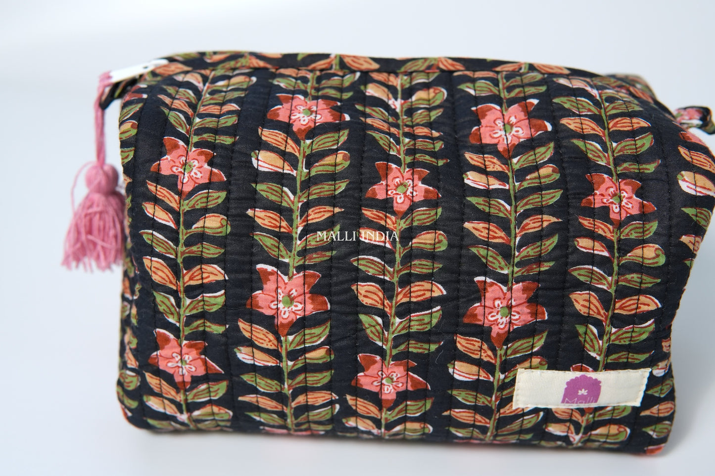 Set of 3 Vanity Pouches - Midnight gardens
