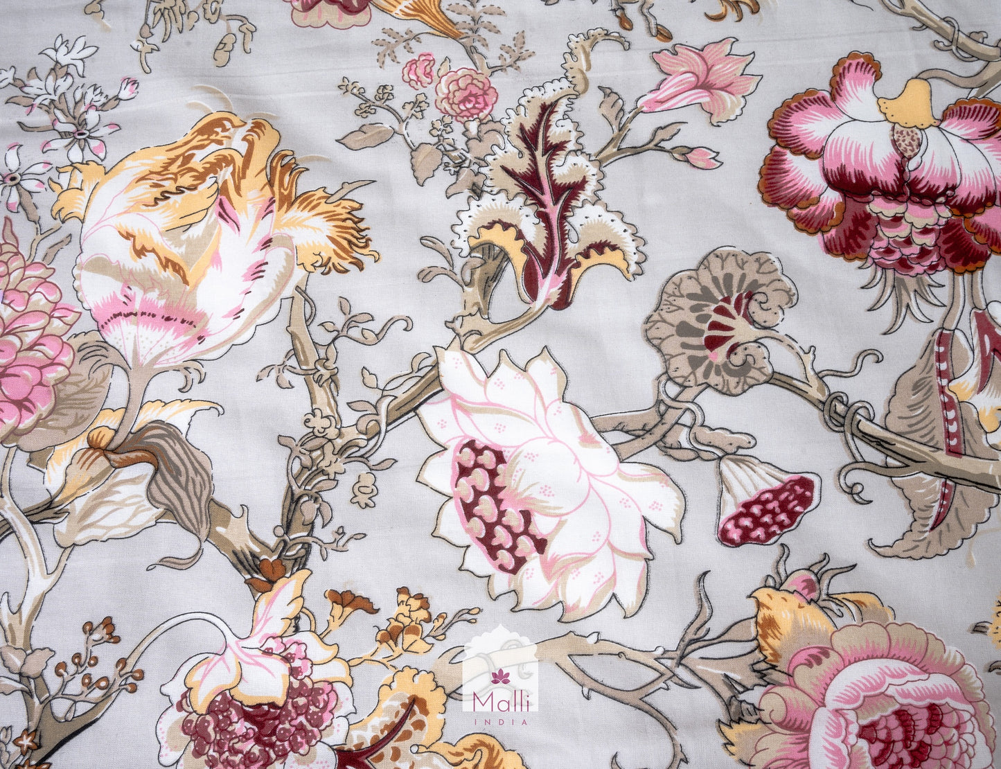 Blooming gardens - Pure cotton double bedsheet