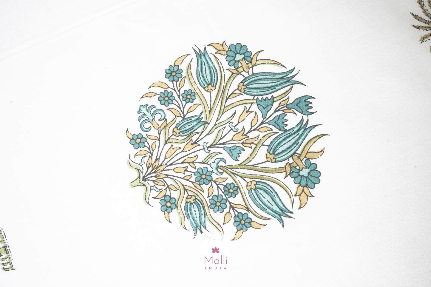 Neel baagh - Pure cotton double bedsheet handblock printed (Super king)